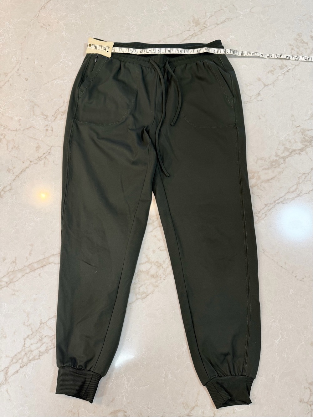 Rachel Zoe Women’s Olive Green Drawstring Jogger Pants